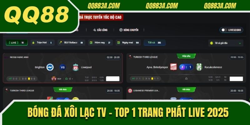 Bóng đá xôi lạc tv